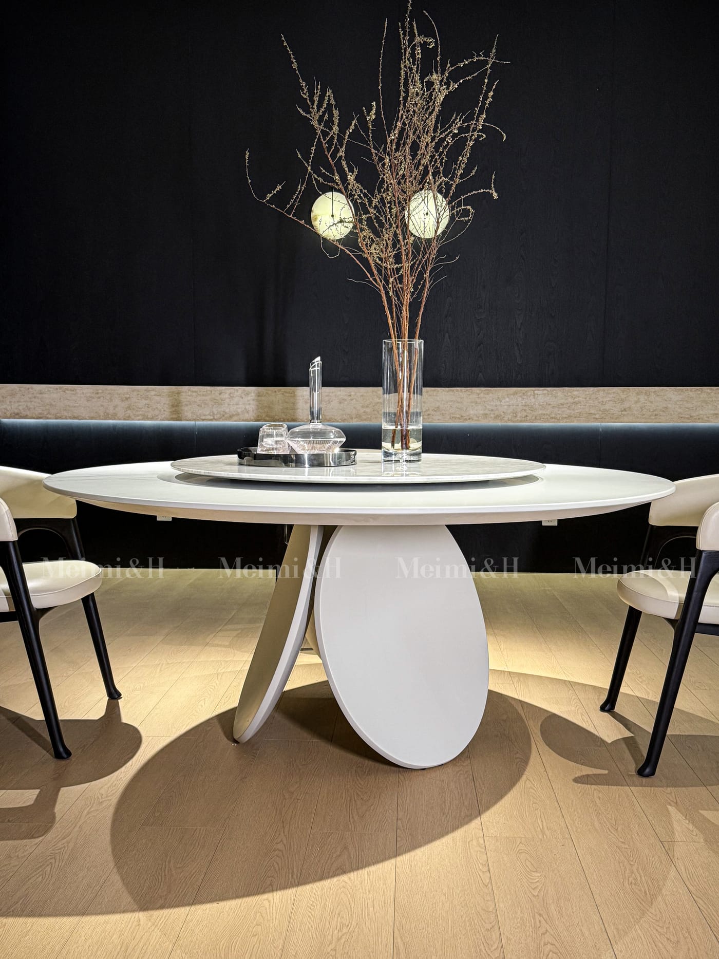 Maxim Petal Dining Table — Formal dining view